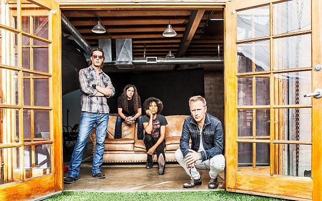 The current members of Alice in Chains, the Seattle grunge band that will perform in Caesarea on July 17, 2018 (Courtesy Alice in Chains) The current members of Alice in Chains, the Seattle grunge band that will perform in Caesarea on July 17, 2018 (Courtesy Alice in Chains)