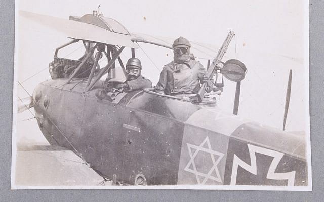 German World War I aviator Lt. Adolf Auer (l) pained a Star of David on his plane in response to anti-Semitic comments by future Nazi Hermann Goering. (Courtesy) German World War I aviator Lt. Adolf Auer (l) pained a Star of David on his plane in response to anti-Semitic comments by future Nazi Hermann Goering. (Courtesy)