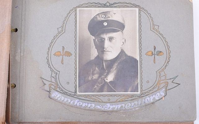 German World War I aviator Lt. Adolf Auer who pained a Star of David on his plane in response to anti-Semitic comments by future Nazi Hermann Goering. (Courtesy) German World War I aviator Lt. Adolf Auer who pained a Star of David on his plane in response to anti-Semitic comments by future Nazi Hermann Goering. (Courtesy)