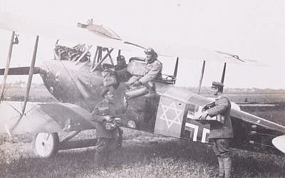 German World War I aviator Lt. Adolf Auer painted a Star of David on his plane in response to anti-Semitic comments by future Nazi Hermann Goering. (C&T auctions)
