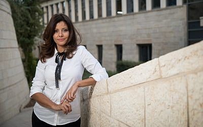 MK Orly Levy-Abekasis at the Knesset on October 3, 2017 (Hadas Parush/Flash90)