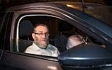 United Torah Judaism MK Moshe Gafni arrives at the prime minister's residence in Jerusalem for a meeting on the draft bill on March 10, 201 (Yonatan Sindel/Flash90)