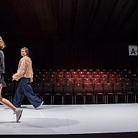 Designs for Tel Aviv Fashion Week by Shenkar students, revealed during a runway rehearsal (Miriam Alster/Flash 90)