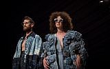 Designs for Tel Aviv Fashion Week by Shenkar students, revealed during a runway rehearsal (Miriam Alster/Flash 90)