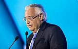 US Ambassador to Israel David Friedman speaks during the 6th Global Forum for Combating Antisemitism conference, at the Jerusalem Convention Center, on March 19, 2017. (Yonatan Sindel/Flash90)