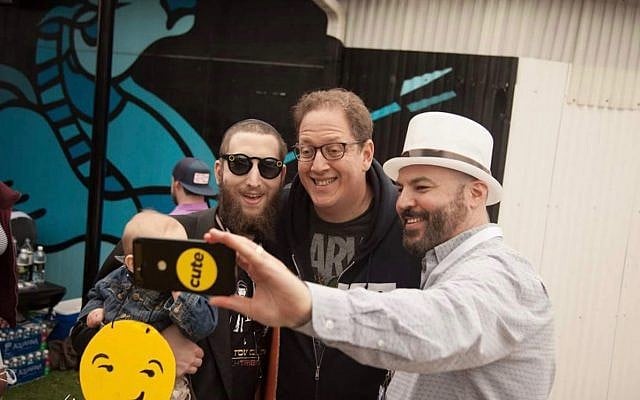 Rabbi Mordechai Lightstone, left, with 2017 SXSW attendees Jeff Pulver and Marc Fischman (Photo: Gyp C Girl Photography) Rabbi Mordechai Lightstone, left, with 2017 SXSW attendees Jeff Pulver and Marc Fischman (Photo: Gyp C Girl Photography)