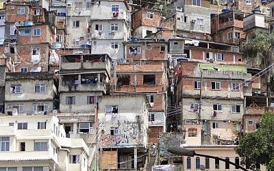 A favela slum in Rio de Janeiro, Brazil. (Wikipedia/Leon Petrosyan/CC BY-SA)