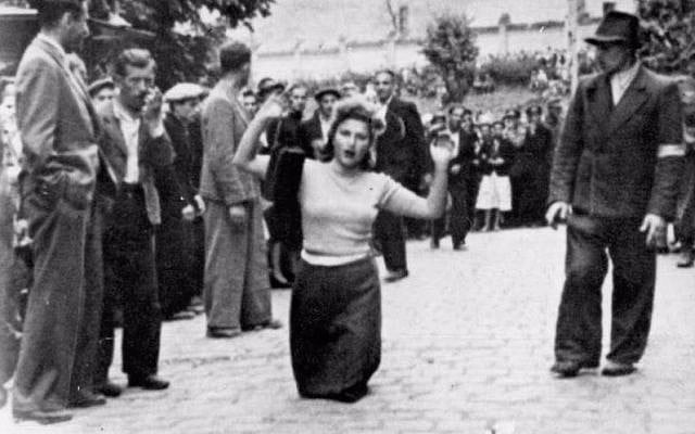 The July 1941 pogrom in Lviv (or Lvov), in Ukraine, when 4,000 Jews were massacred (public domain)