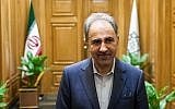 Muhammad Ali Najafi, a former mayor of Tehran, Iran, who resigned amid a scandal over his attendance at a dance recital in March 2018. (Tasnim news agency)