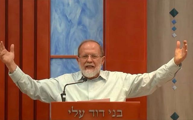 Rabbi Eli Sadan leads a Torah lesson at the Bnei David pre-army academy in the Eli settlement on February 28, 2018. (Screen capture/YouTube) Rabbi Eli Sadan leads a Torah lesson at the Bnei David pre-army academy in the Eli settlement on February 28, 2018. (Screen capture/YouTube)