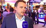 Philippe de Backer speaks to the media on May 25, 2014. (Screen capture/YouTube)
