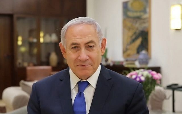 Prime Minister Benjamin Netanyahu in a Facbook video, March 2, 2018 (Facebook screenshot) Prime Minister Benjamin Netanyahu in a Facbook video, March 2, 2018 (Facebook screenshot)