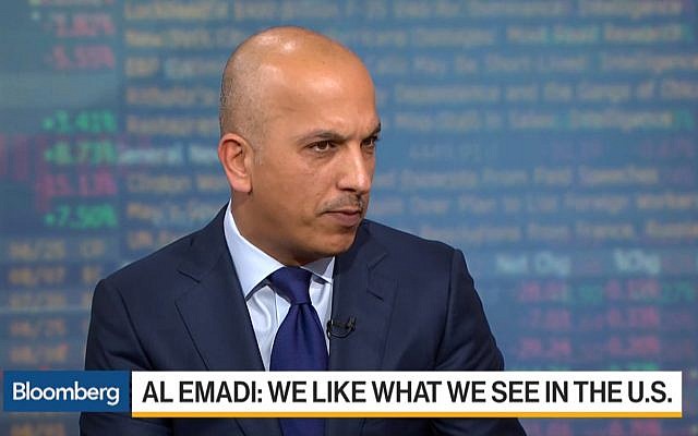Qatari Finance Minister Ali Sharif Al Emadi interviewed on Bloomberg TV on April 24, 2017. (Screen capture: Bloomberg TV) Qatari Finance Minister Ali Sharif Al Emadi interviewed on Bloomberg TV on April 24, 2017. (Screen capture: Bloomberg TV)