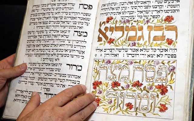 Old illuminated Haggadah (Presburg 1773). A Jewish text that sets forth the order of the Passover Seder. Switzerland. (Godong/UIG via Getty Images/via JTA)