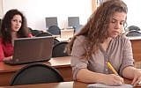 Students at Institute Machon CHaMeSH for women, which will become part of Moscow's first Jewish university (YouTube screenshot)