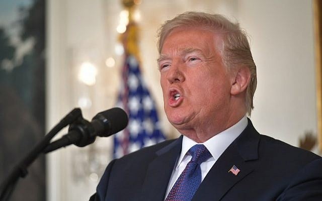 US President Donald Trump addresses the nation on the situation in Syria April 13, 2018 at the White House in Washington, DC (AFP PHOTO / Mandel NGAN) US President Donald Trump addresses the nation on the situation in Syria April 13, 2018 at the White House in Washington, DC (AFP PHOTO / Mandel NGAN)