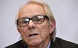 British film director Ken Loach takes part in a press conference to mark his receiving of the 'Doctor Honoris Causa' honorary degree of the ULB university, in Brussels, April 26, 2018. (AFP/Belga/Eric Lalmand)