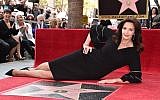 Lynda Carter attends a ceremony honoring her with the 2,632nd star on the Hollywood Walk of Fame on April 3, 2018, in Hollywood, California.  (Alberto E. Rodriguez/Getty Images/AFP)