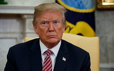 US President Donald Trump in the Oval Office of the White House, in Washington, April 10, 2018. (AP Photo/Evan Vucci)
