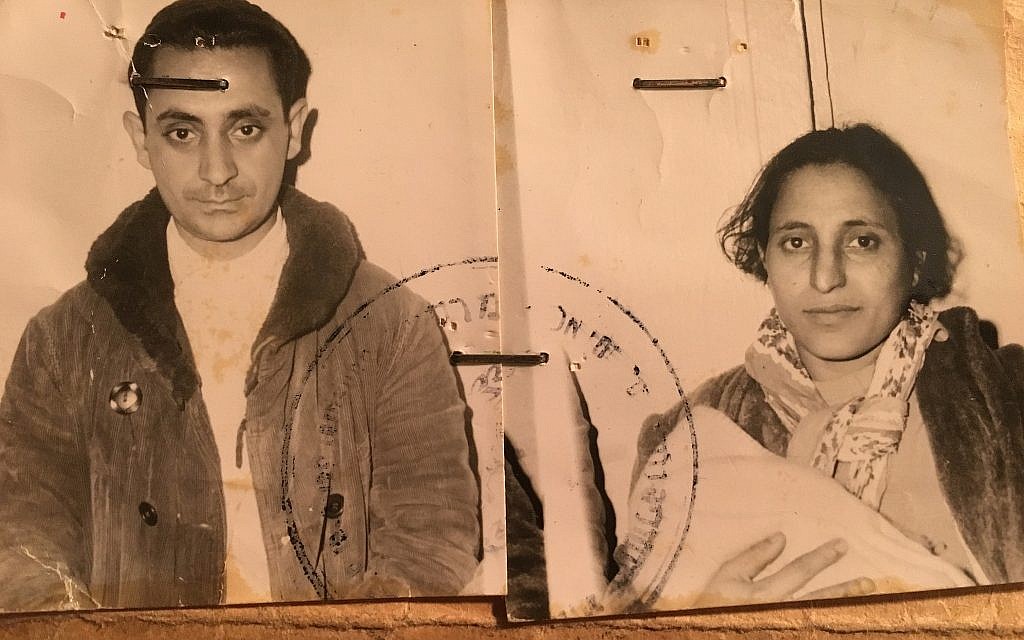 This undated photo made available by David Deri, the director of the documentary series, 'The Ancestral Sin,' shows photographs of Masud Deri, left, and Masud Deritaken the day they immigrated to Israel in March 1963. (Courtesy of David Deri via AP) This undated photo made available by David Deri, the director of the documentary series, 'The Ancestral Sin,' shows photographs of Masud Deri, left, and Masud Deritaken the day they immigrated to Israel in March 1963. (Courtesy of David Deri via AP)