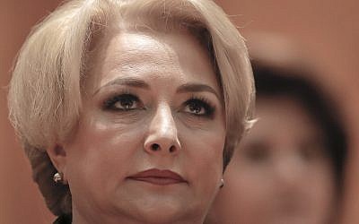 Romanian Prime Minister Viorica Dancila (AP Photo/Vadim Ghirda)