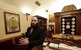 Rabbi Menachem Margolin, head of the European Jewish Association. (AP Photo/Petr David Josek)