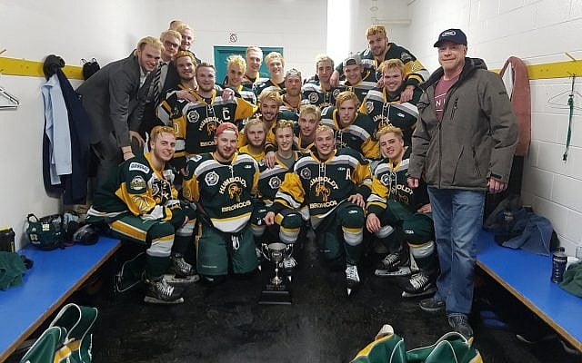 The Humboldt Broncos after a recent victory ( Courtesy/Humboldt Broncos via Twitter) The Humboldt Broncos after a recent victory ( Courtesy/Humboldt Broncos via Twitter)