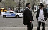 Illustrative. Ultra-Orthodox Jews in Crown Heights, Brooklyn, New York. March 21, 2012. (Serge Attal/FLASH90/File)