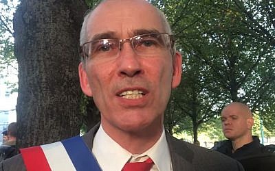 Gennevilliers Mayor Patrice Leclerc. (Screen capture/YouTube)