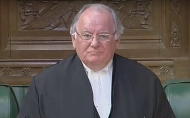 Lord Martin of Springburn, formerly Michael Martin, seen while he was Speaker of the House of Commons in the UK Parliament in 2009 (YouTube screenshot) Lord Martin of Springburn, formerly Michael Martin, seen while he was Speaker of the House of Commons in the UK Parliament in 2009 (YouTube screenshot)