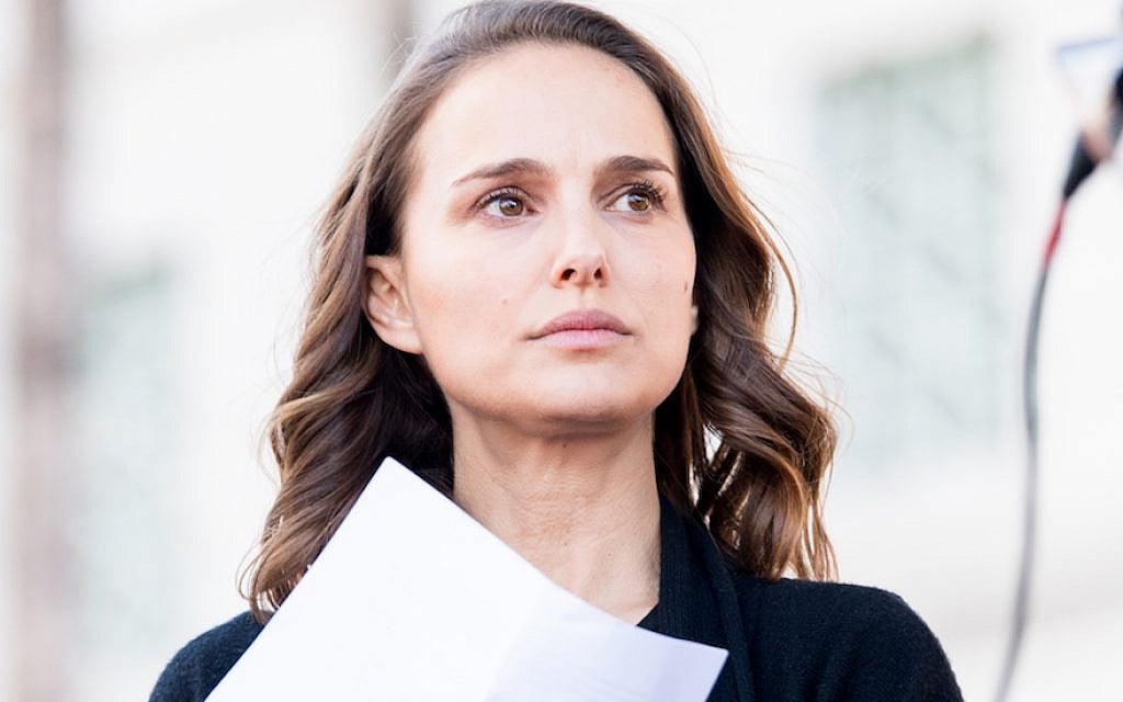 Illustrative: Natalie Portman at the Women’s March in Los Angeles, January 20, 2018. (Emma McIntyre/Getty Images)