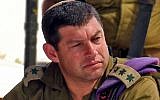 Former Givati Brigade commander and Bnei David pre-military academy alum Ofer Winter. (Alon Besen/Defense Ministry)