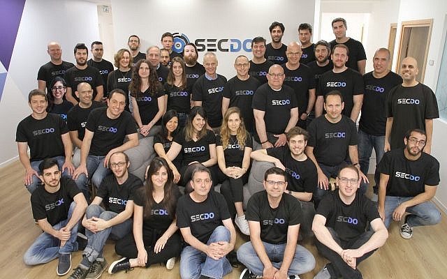 The Secdo team in 2018 (Courtesy)