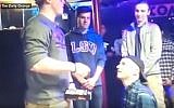 Students at Syracuse University in a racist, anti-Semitic video (screen capture: YouTube)