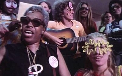 Florence Kennedy, left, and Sandra Hochman, front right, in a screenshot from 'Year of the Woman.' (Courtesy)
