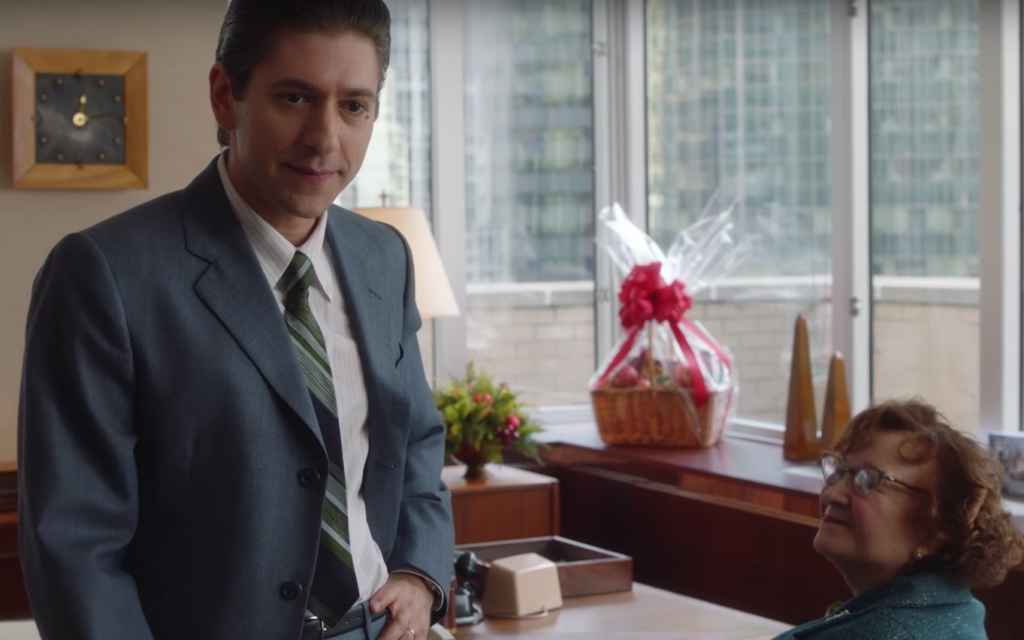 In 'The Marvelous Mrs. Maisel,' Michael Zegen plays a Jewish husband who leaves his Jewish wife for a Christian woman. The TV show is set in the 1950s, when interfaith marriage was much more rare among Jews than it is today. (Amazon) In 'The Marvelous Mrs. Maisel,' Michael Zegen plays a Jewish husband who leaves his Jewish wife for a Christian woman. The TV show is set in the 1950s, when interfaith marriage was much more rare among Jews than it is today. (Amazon)