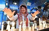 Jewish pilgrims take part in the annual pilgrimage at the Ghriba synagogue in the Tunisian resort island of Djerba on May 2, 2018. (AFP/Fethi Belaid)