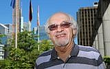 Ralph Dannheisser, born in 1938 and whose family fled the Nazi regime to the US in 1940, poses for a photo in Frankfurt am Main on May 8, 2018. (AFP/Yann Schreiber)