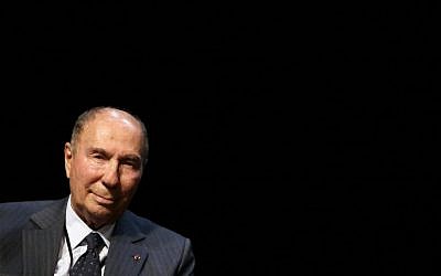 French UMP senator and businessman Serge Dassault attends a campaign meeting in Draveil, near Paris, on June 13, 2012. (AFP Photo/Kenzo Tribouillard/File)