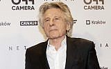 Director Roman Polanski appears at an international film festival, where he promoted his latest film, 'Based on a True Story,' in Krakow, Poland, May 2, 2018. (AP Photo)