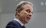 In this September 6, 2017, file photo, New York Attorney General Eric Schneiderman speaks at a news conference in New York. (AP Photo/Seth Wenig, File)