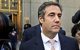 In this file photo from April 26, 2018, Michael Cohen leaves federal court in New York City. (AP Photo/Seth Wenig, File)