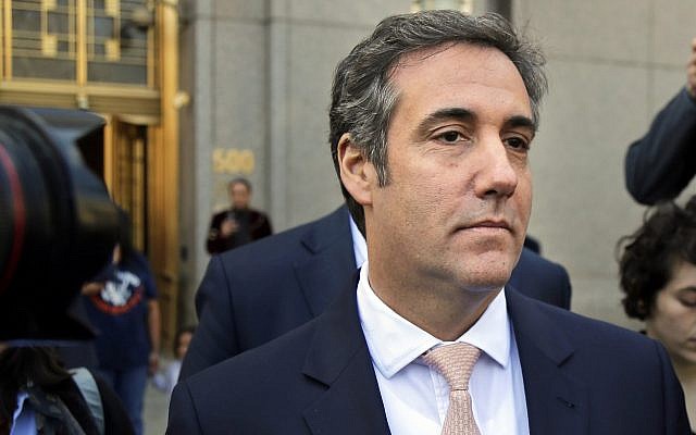 In this file photo from April 26, 2018, Michael Cohen leaves federal court in New York City. (AP Photo/Seth Wenig, File) In this file photo from April 26, 2018, Michael Cohen leaves federal court in New York City. (AP Photo/Seth Wenig, File)