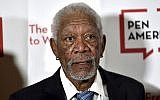 Actor Morgan Freeman attends the 2018 PEN Literary Gala in New York,  May 22, 2018. (Evan Agostini/Invision/AP)