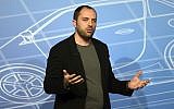 In this February 24, 2014, photo, WhatsApp co-founder and CEO Jan Koum speaks during a conference at the Mobile World Congress in Barcelona, Spain. (AP Photo/Manu Fernandez)