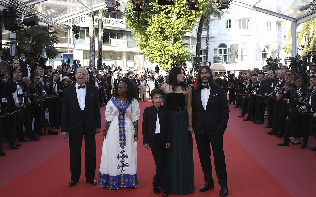 Composer Khaled Mouzanar, from right, director Nadine Labaki, actors Zain Al Rafeea, and Yordanos Shiferaw pose for photographers upon arrival at the premiere of the film 'Capharnaum' at the 71st international film festival, Cannes, southern France, Thursday, May 17, 2018. (Photo by Vianney Le Caer/Invision/AP) Composer Khaled Mouzanar, from right, director Nadine Labaki, actors Zain Al Rafeea, and Yordanos Shiferaw pose for photographers upon arrival at the premiere of the film 'Capharnaum' at the 71st international film festival, Cannes, southern France, Thursday, May 17, 2018. (Photo by Vianney Le Caer/Invision/AP)