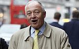 Former London mayor Ken Livingstone. (AP Photo/Kirsty Wigglesworth, file)