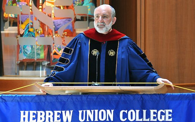 Rabbi David Ellenson is serving as HUC interim president. (Courtesy of HUC via JTA) Rabbi David Ellenson is serving as HUC interim president. (Courtesy of HUC via JTA)