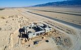 File: Construction of Ramon International Airport, in Timna, north of Eilat, southern Israel, January, 2016. (Moshe Shai/Flash90)