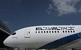 An El Al Boeing 787 Dreamliner at Ben Gurion Airport, near Tel Aviv on August 23, 2017.(Tomer Neuberg/Flash90)
